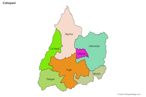 Sample Maps for Cotopaxi (colored)