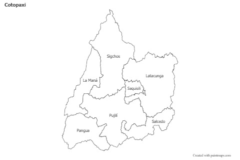 Sample Maps for Cotopaxi (black-white)