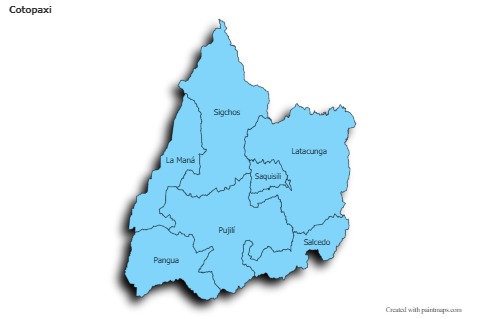 Sample Maps for Cotopaxi (blue,shadowy)