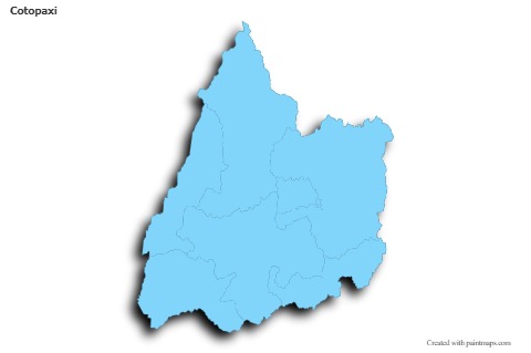 Sample Maps for Cotopaxi (blue,outline,shadowy)