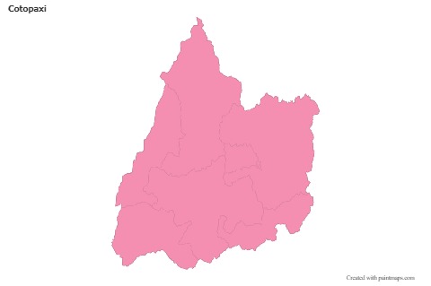 Sample Maps for Cotopaxi (pink,outline)