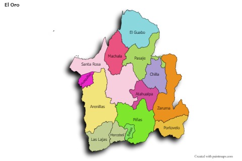 Sample Maps for El Oro (colored,shadowy)
