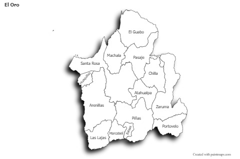 Sample Maps for El Oro (black-white,shadowy)