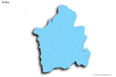 Sample Maps for El Oro (blue,outline,shadowy)