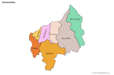 Sample Maps for Esmeraldas (colored)