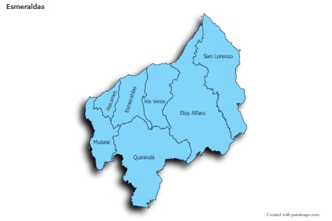 Sample Maps for Esmeraldas (blue,shadowy)