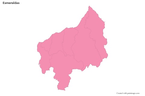 Sample Maps for Esmeraldas (pink,outline)