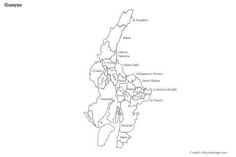 Sample Maps for Guayas (black-white)