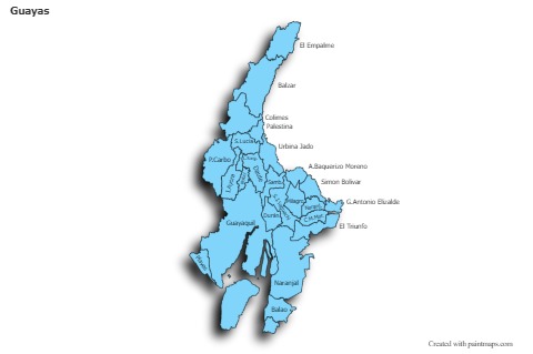 Sample Maps for Guayas (blue,shadowy)