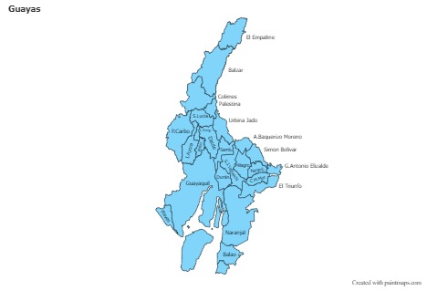 Sample Maps for Guayas (blue)