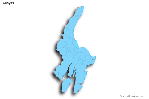 Sample Maps for Guayas (blue,outline,shadowy)