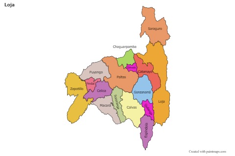 Sample Maps for Loja (colored)