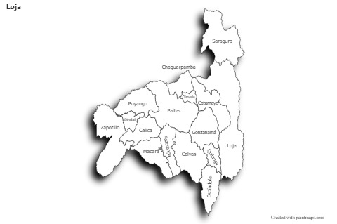 Sample Maps for Loja (black-white,shadowy)