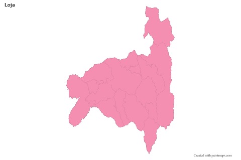 Sample Maps for Loja (pink,outline)