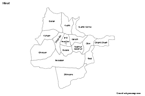 Sample Maps for Hirat (black-white)