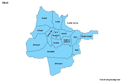 Sample Maps for Hirat (blue)