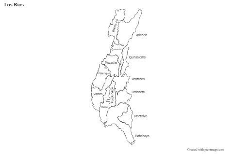 Sample Maps for Los Rios (black-white)