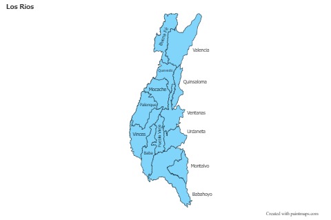 Sample Maps for Los Rios (blue)