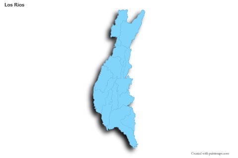 Sample Maps for Los Rios (blue,outline,shadowy)