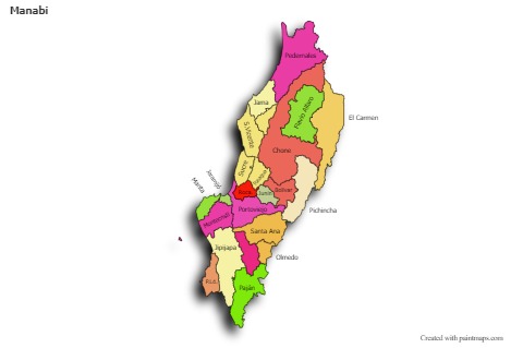 Sample Maps for Manabi (colored,shadowy)