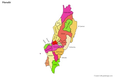 Sample Maps for Manabi (colored)
