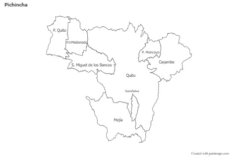 Sample Maps for Pichincha (black-white)