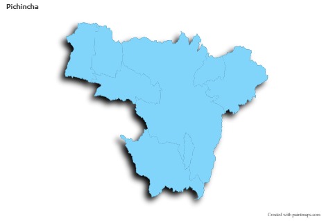 Sample Maps for Pichincha (blue,outline,shadowy)