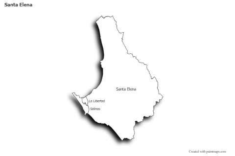 Sample Maps for Santa Elena (black-white,shadowy)