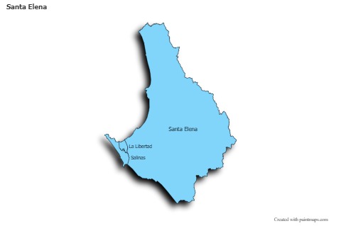 Sample Maps for Santa Elena (blue,shadowy)