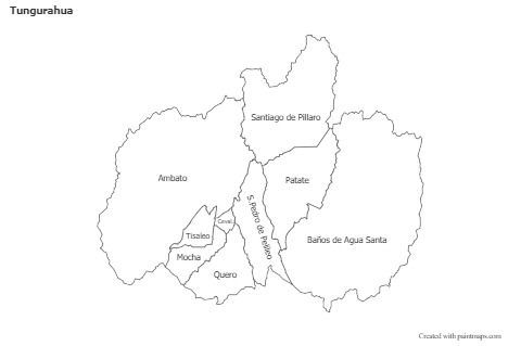 Contoh Peta untuk Tungurahua (hitam-putih)