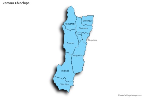 Sample Maps for Zamora Chinchipe (blue,shadowy)