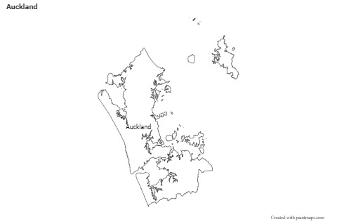 Sample Maps for Auckland (black-white)