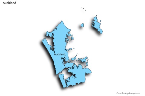Sample Maps for Auckland (blue,shadowy)