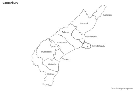 Sample Maps for Canterbury (black-white)
