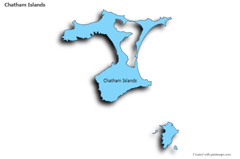 Sample Maps for Chatham Islands (blue,shadowy)