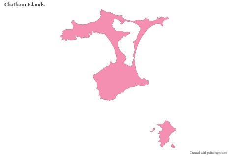 Sample Maps for Chatham Islands (pink,outline)
