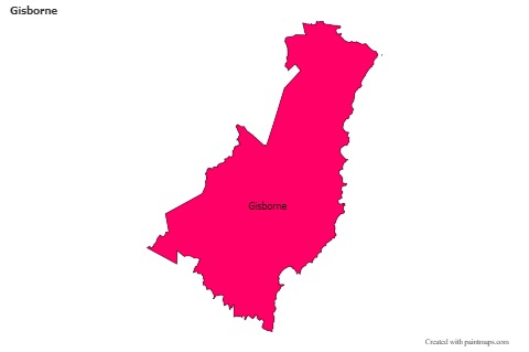 Sample Maps for Gisborne (colored)