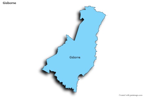 Sample Maps for Gisborne (blue,shadowy)