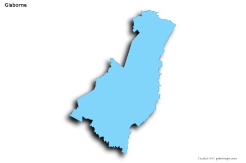 Sample Maps for Gisborne (blue,outline,shadowy)