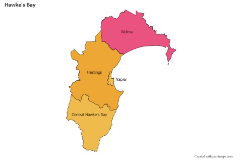 Sample Maps for Hawke's Bay (colored)