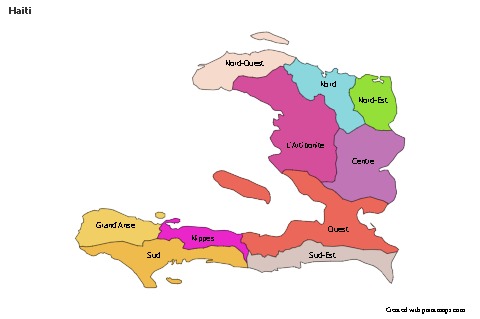 Sample Maps for Haiti (colored)