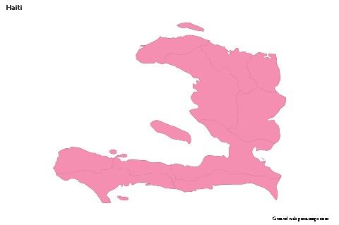 Sample Maps for Haiti (pink,outline)