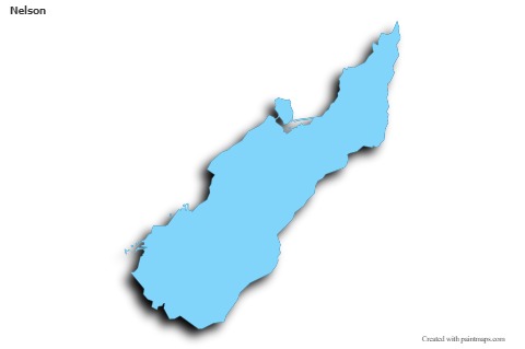 Sample Maps for Nelson (blue,outline,shadowy)