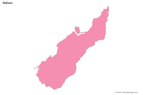 Sample Maps for Nelson (pink,outline)