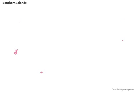 Sample Maps for Southern Islands (pink,outline)