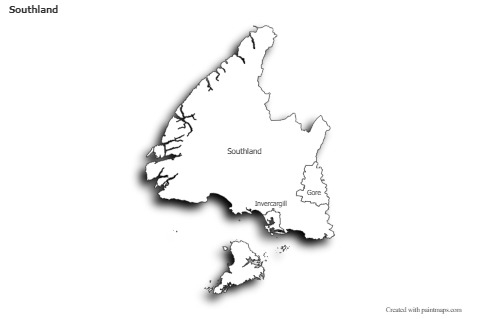 Sample Maps for Southland (black-white,shadowy)