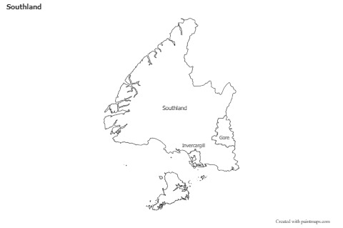 Sample Maps for Southland (black-white)