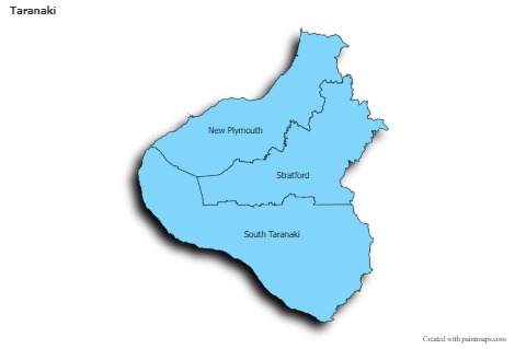 Sample Maps for Taranaki (blue,shadowy)