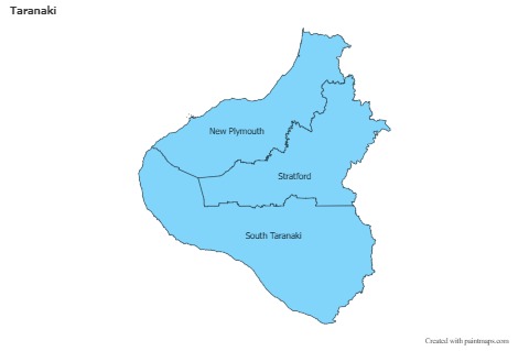 Sample Maps for Taranaki (blue)