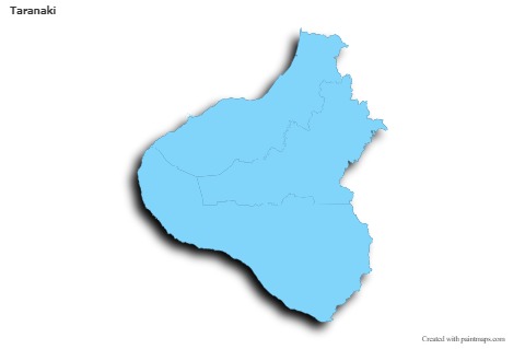 Sample Maps for Taranaki (blue,outline,shadowy)